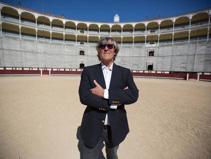 Simón Casas, empresario de la plaza de toros de Las Ventas, retratado ayer.