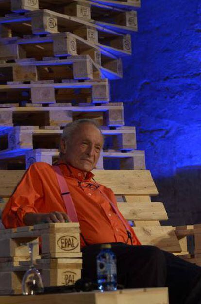 El arquitecto Richard Rogers, en el Hay Festival de Segovia.