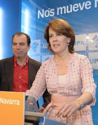 La futura presidenta de Navarra, Yolanda Barcina.