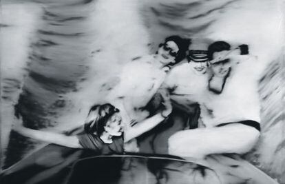 'Motorboot' ('Bote a motor', 1965) de Gerhard Richter.