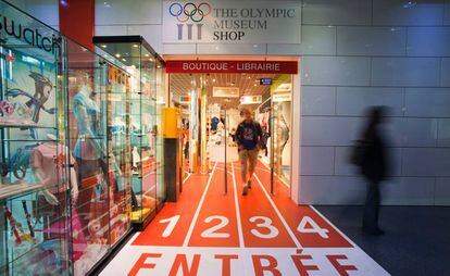 Interior del Museo Olímpico, en Lausana (Suiza).