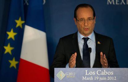 El presidente de Francia, François Hollande