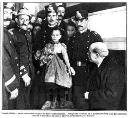 El judici pel segrest de la nena Teresa Guitart el 1912 mai no es va fer.