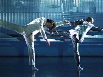 Una escena de 'Orphée et Eurydice' en la representación del Ballet National de Marseille.