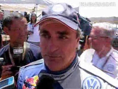 Pese a ser líder, el piloto madrileño no había conquistado aún ninguna etapa en la edición 2010 del Dakar