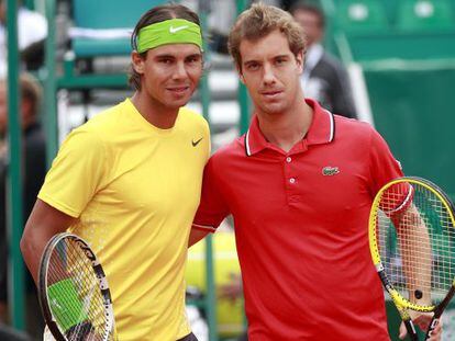 Nadal y Gasquet, en Montecarlo, en 2011.