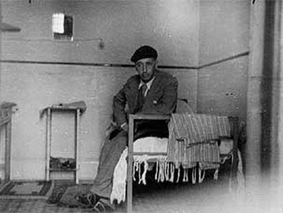 Entre las imágenes recuperadas se encuentra ésta, tomada en la cárcel Modelo de Madrid, donde estuvo encarcelado Companys entre febrero y octubre de 1935 por el proceso contra el Gobierno de la Generalitat.