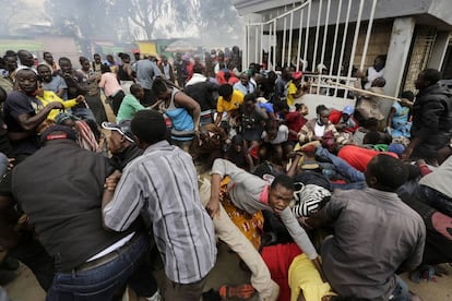 Incidentes en Kenia durante una distribución de comida diseñada para hacer frente a la crisis del coronavirus.