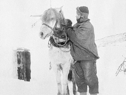 Captain Robert F. Scott's expedition base camp