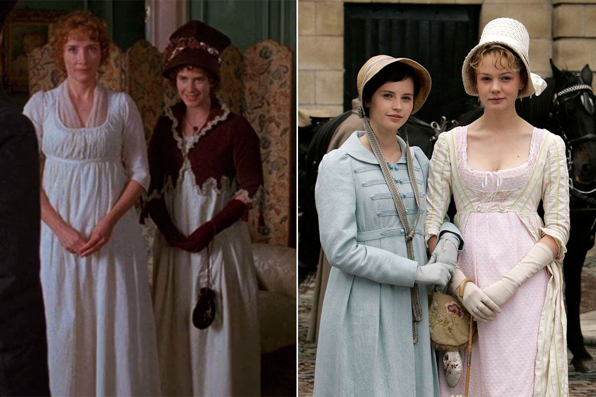 Ridículos en ‘Sentido y sensibilidad’ (1995) y ‘La abadía de Northanger’ (2007), ambas novelas de Jane Austen.