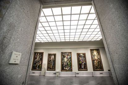 'Reencuentro', la muestra temporal de grandes éxitos del Prado estará abierta hasta el 13 de septiembre y abarca 16 salas, entre la Galería Central y algunos espacios adyacentes de la crujía izquierda, como la sala 9, dedicada a El Greco.