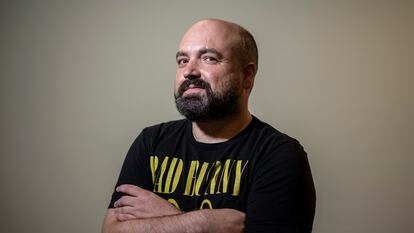 Miguel López, El Hematocrítico, retratado en 2021.