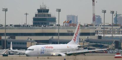 Aeropuerto de Manises, en Valencia.