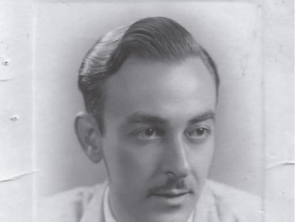 León de Huelves, esposo de Josefa de la Calle, en 1936.