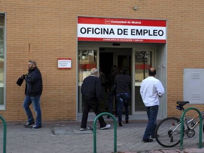 Una oficina del Inem en Madrid. 