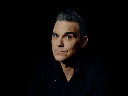 El cantante Robbie Williams.