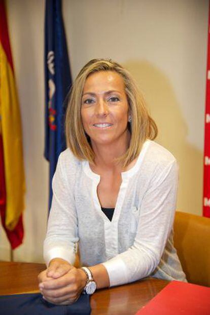 Gala León, durante su presentación como nueva directora de la RFET.