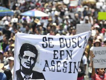 Manifestación del sábado contra Peña Nieto