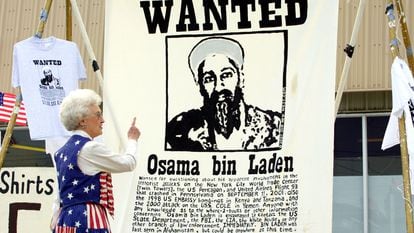 Un cartel de busca y captura de Osama Bin Laden en EE UU.