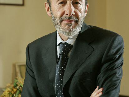 El vicepresidente primero del Gobierno y ministro de Interior, Alfredo Pérez Rubalcaba.
