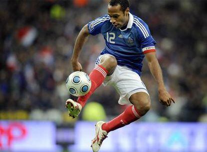 Henry, durante el partido del miércoles pasado entre Francia y Austria.