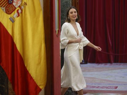 La ministra de Igualdad en funciones, Irene Montero, el pasado 26 de octubre en el Congreso.