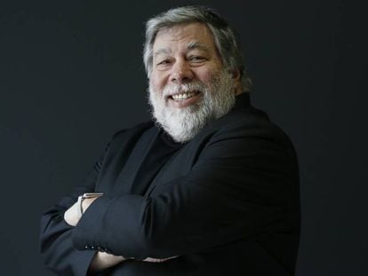 Steve Wozniak, cofundador de Apple, en una visita a Madrid.