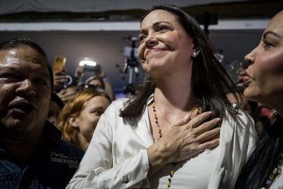 El viaje de María Corina Machado: del deseo de dinamitar al chavismo al de  vencerlo en las urnas | EL PAÍS América