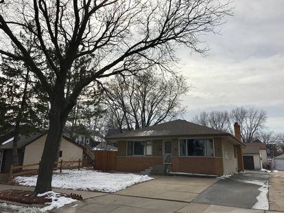 La casa donde vivía Karkoc, en el noreste de Minneapolis.