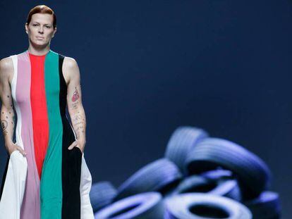 Bimba Bosé en una imagen de 2015 en la Madrid Fashion Week.