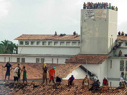 Motín en la cárcel brasileña de Urso Branco, en la ciudad de Porto Velho, donde murieron 10 personas.