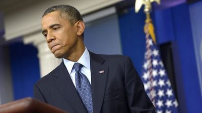Barack Obama, durante una conferencia de prensa, el martes 8 de octubre.