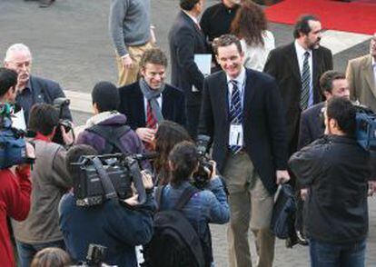 Urdagarin, a su llegada a un congreso en Palma en 2005