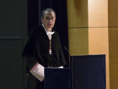 Fernando Su&aacute;rez, rector de la universidad Rey Juan Carlos.