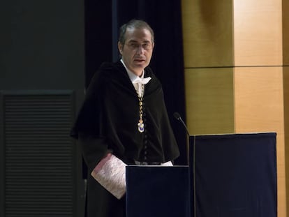 Fernando Su&aacute;rez, rector de la universidad Rey Juan Carlos.