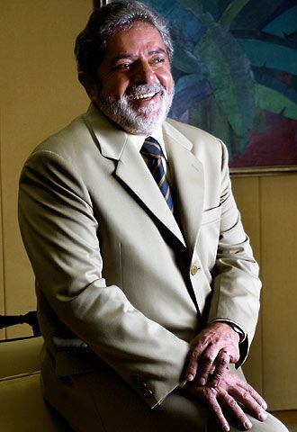El presidente de Brasil, Luiz Inácio Lula da Silva, en su despacho de Brasilia.