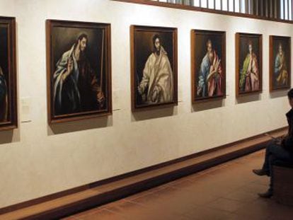 La serie de ap&oacute;stoles del Greco en su Casa-Museo de Toledo.