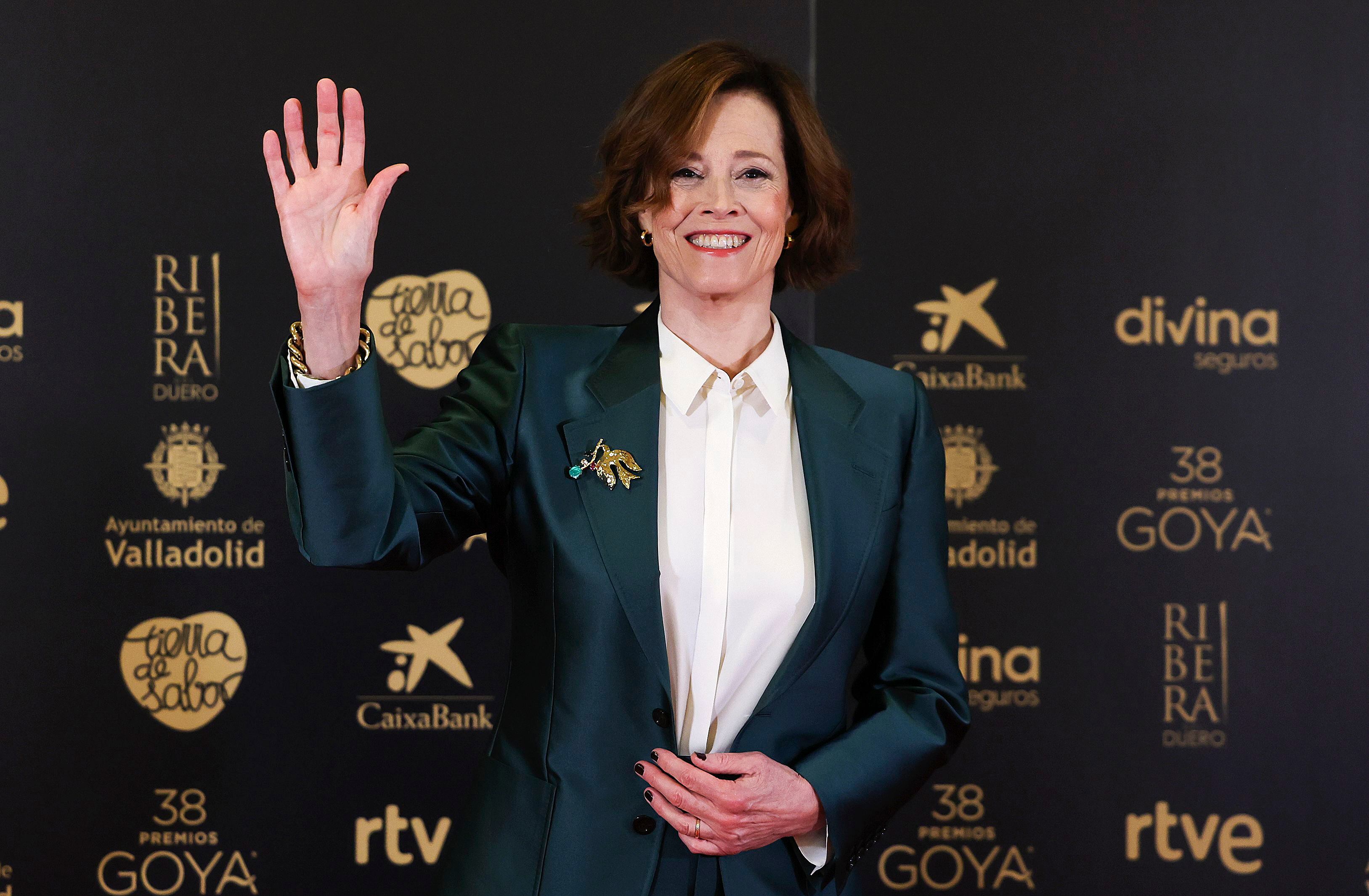 Otro momento de la presencia Sigourney Weaver en Valladolid.
