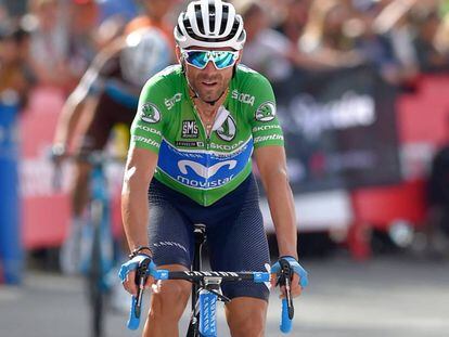 Alejandro Valverde, en la Vuelta a España.