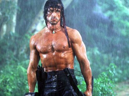 Stallone como John Rambo.