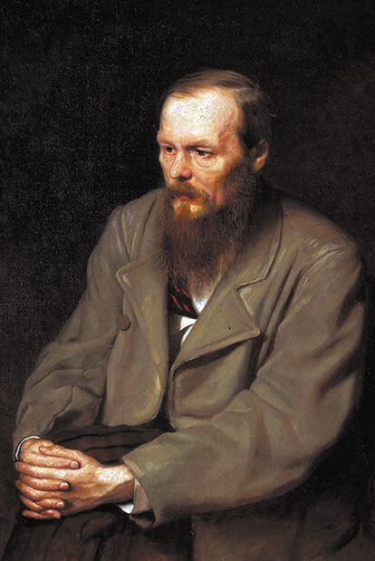 Fiódor M. Dostoievski (1821-1881), retratado por Vasili Perov en 1872.