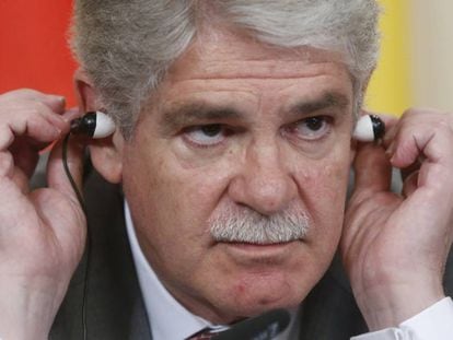 El ministro de Exteriores espa&ntilde;ol, Alfonso Dastis, este mi&eacute;rcoles en Mosc&uacute;.