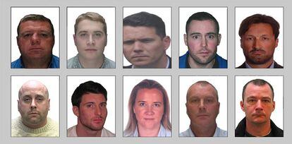 La lista de los 10 fugitivos brit&aacute;nicos m&aacute;s buscados en 2016. 