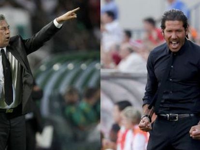 Ancelotti y Simeone, esta temporada.