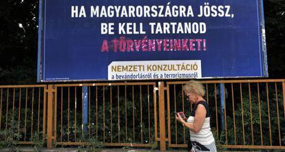 "Si vienes a Hungría, tienes que respetar nuestras leyes".