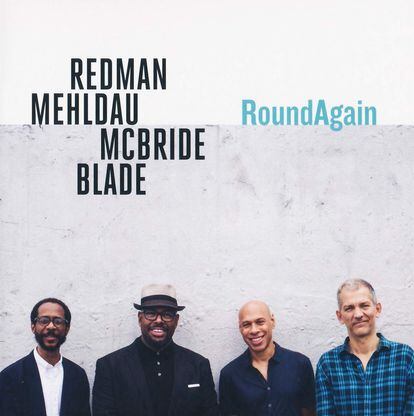 Portada de 'RoundAgain', de Joshua Redman, Brad Mehldau, Christian McBride y Brian Blade. 