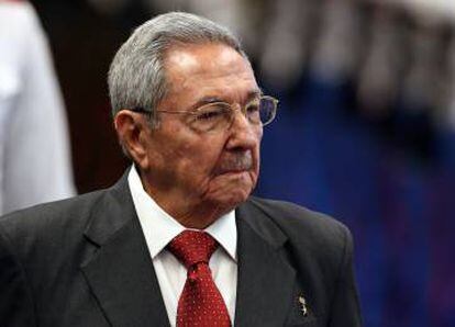 Raúl Castro el jueves en La Habana.