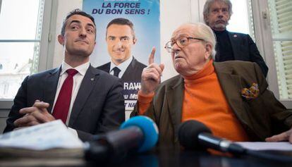Fundador del ultraderechista FN frances, Jean-Marie Le Pen.