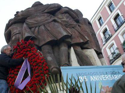 Homenaje, en el 35º aniversario, a los abogados laboralistas asesinados en Atocha en 1977.