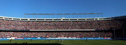 Estadio Vicente Calderón, campo del Atlético.